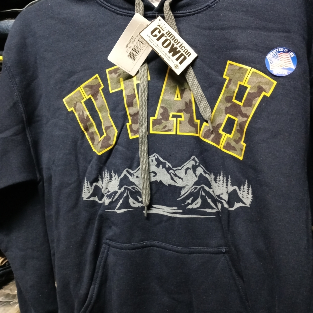 hoodie sweatshirt UTAH print